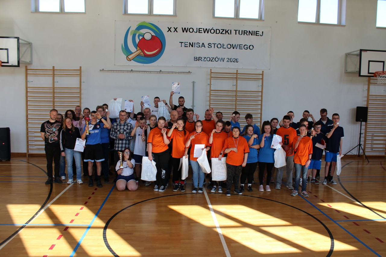 XX Wojewódzki Turniej Tenisa Stołowego
